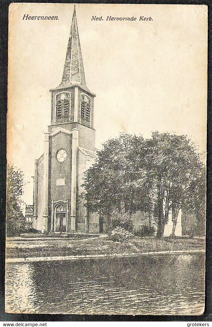 HEERENVEEN Ned. Hervormde Kerk Ca 1918 - Heerenveen