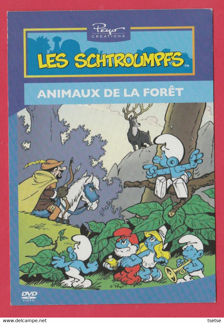 Les Schtroumpfs  - Peyo Creations -  Animaux De Le Forêt  ( Voir Verso ) - Fumetti