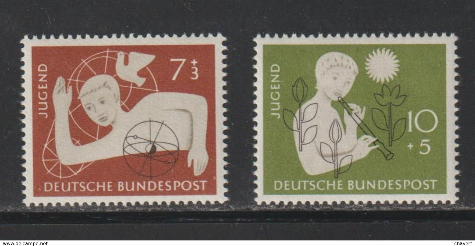 Allemagne - Bund - YT N° 111 Et 112 Neufs** (cote 11 Euros) - Ungebraucht