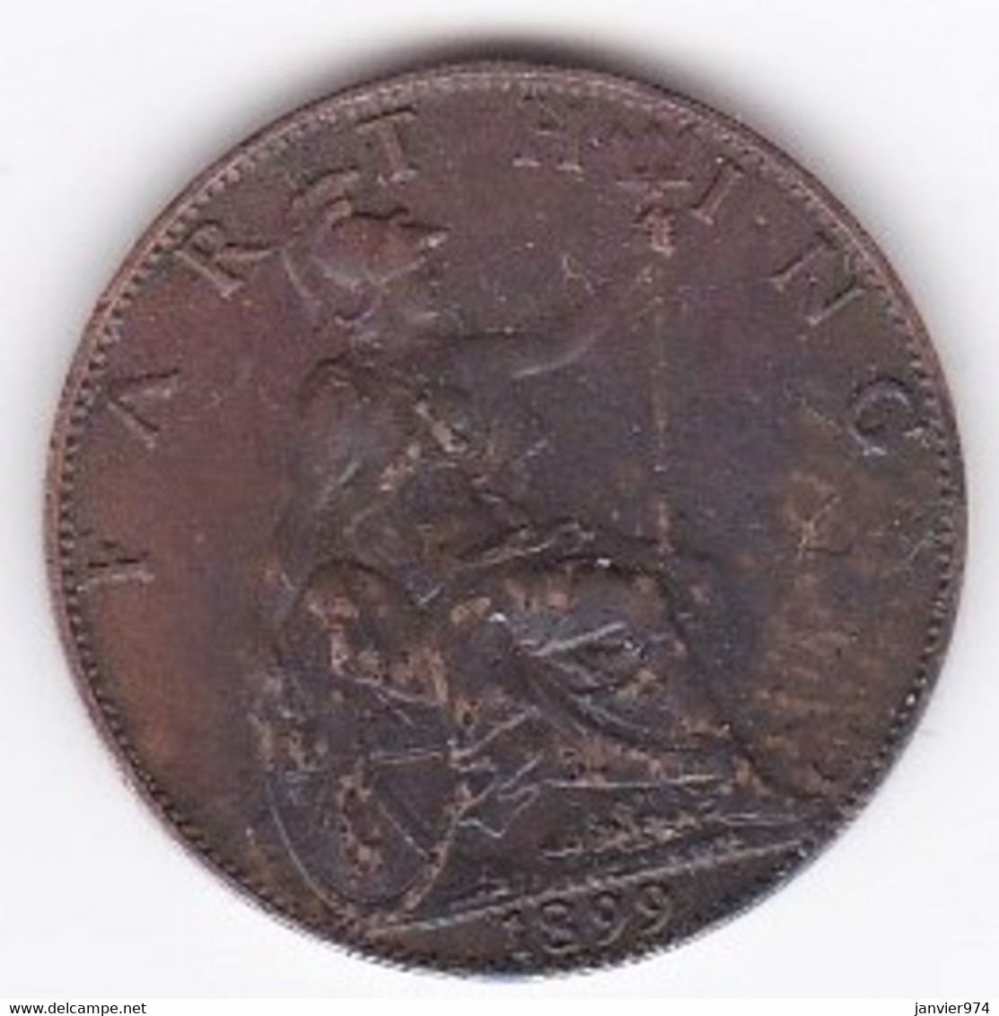 Grande-Bretagne 1 Farthing 1899, Victoria, KM# 788 - B. 1 Farthing