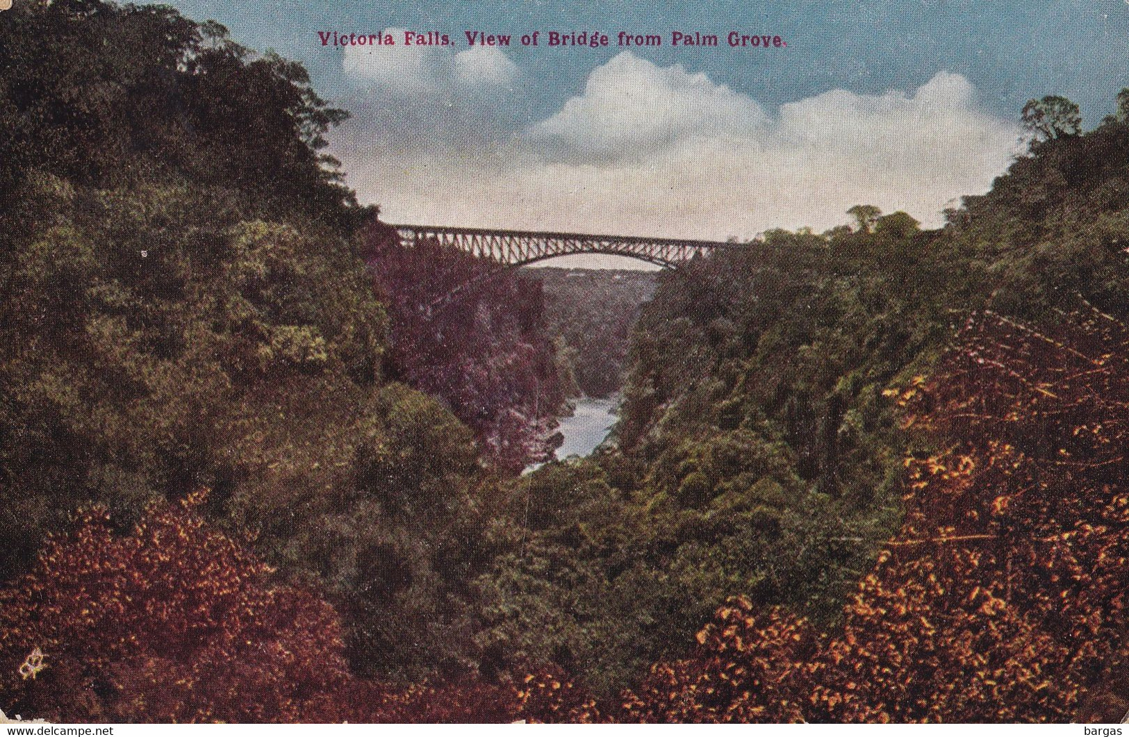 5X Carte Postale Victoria Falls Zimbabwe Rhodesia Rhodesie - Zimbabwe