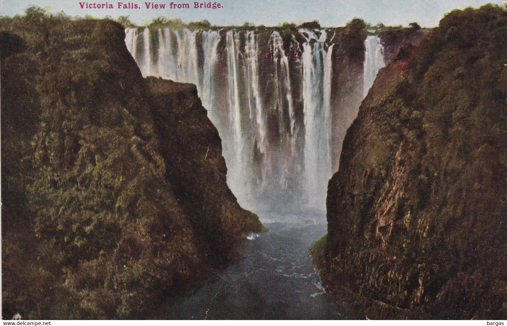 5X Carte Postale Victoria Falls Zimbabwe Rhodesia Rhodesie - Zimbabwe