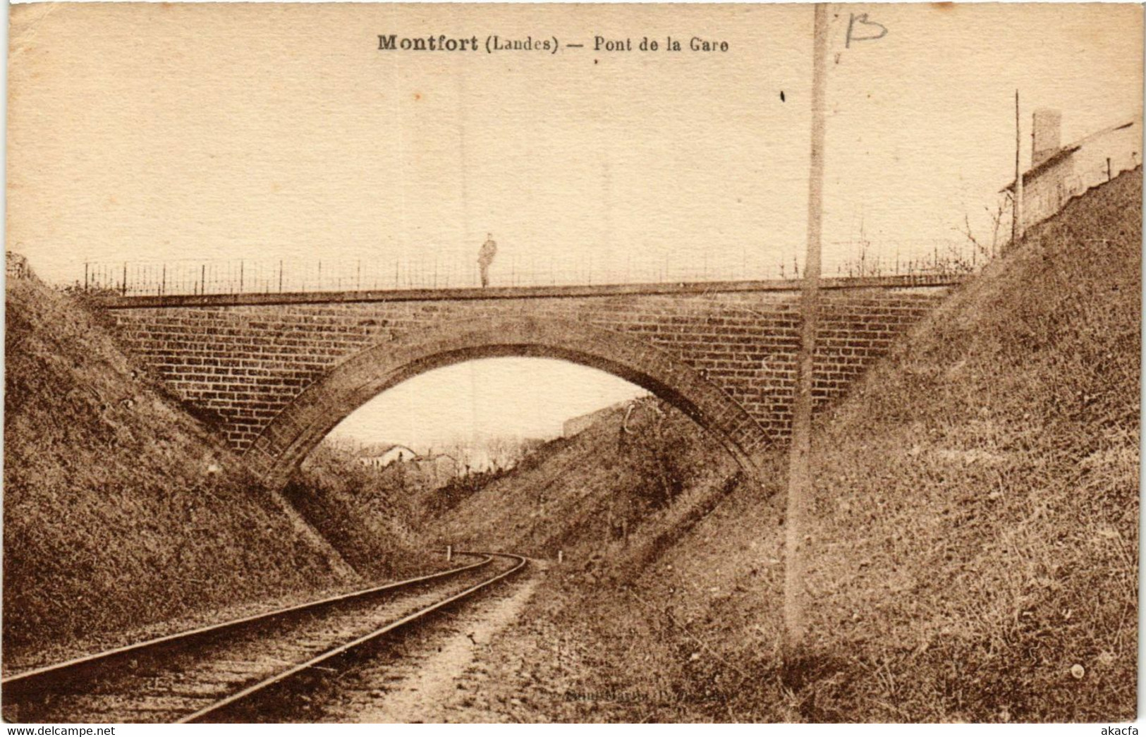 CPA AK MONTFORT - Pont De La Gare (776655) - Montfort En Chalosse