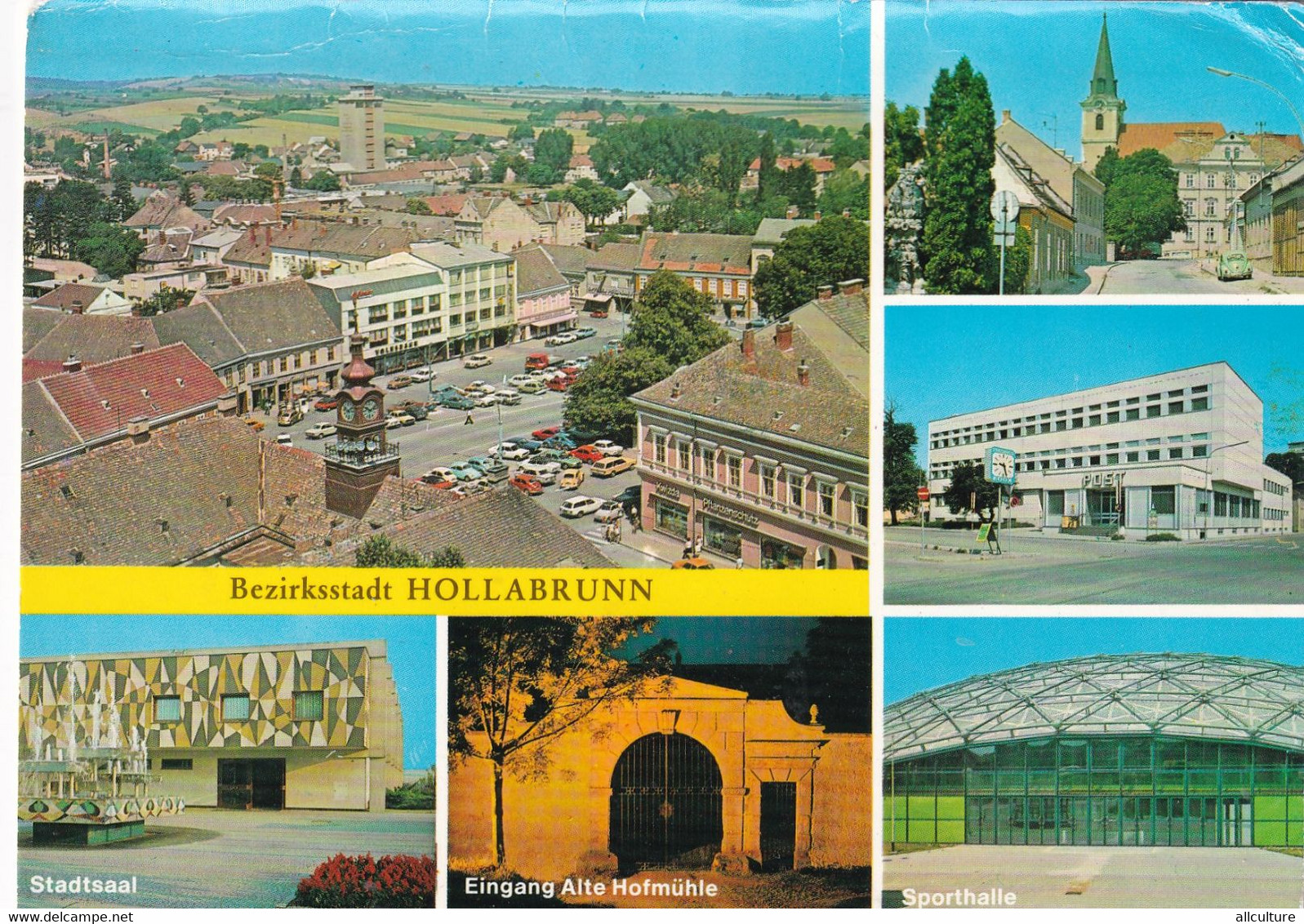 A5765- City Hall, Old Countyard Mill, District Town Hollabrunn Lower Austria Postcard - Hollabrunn