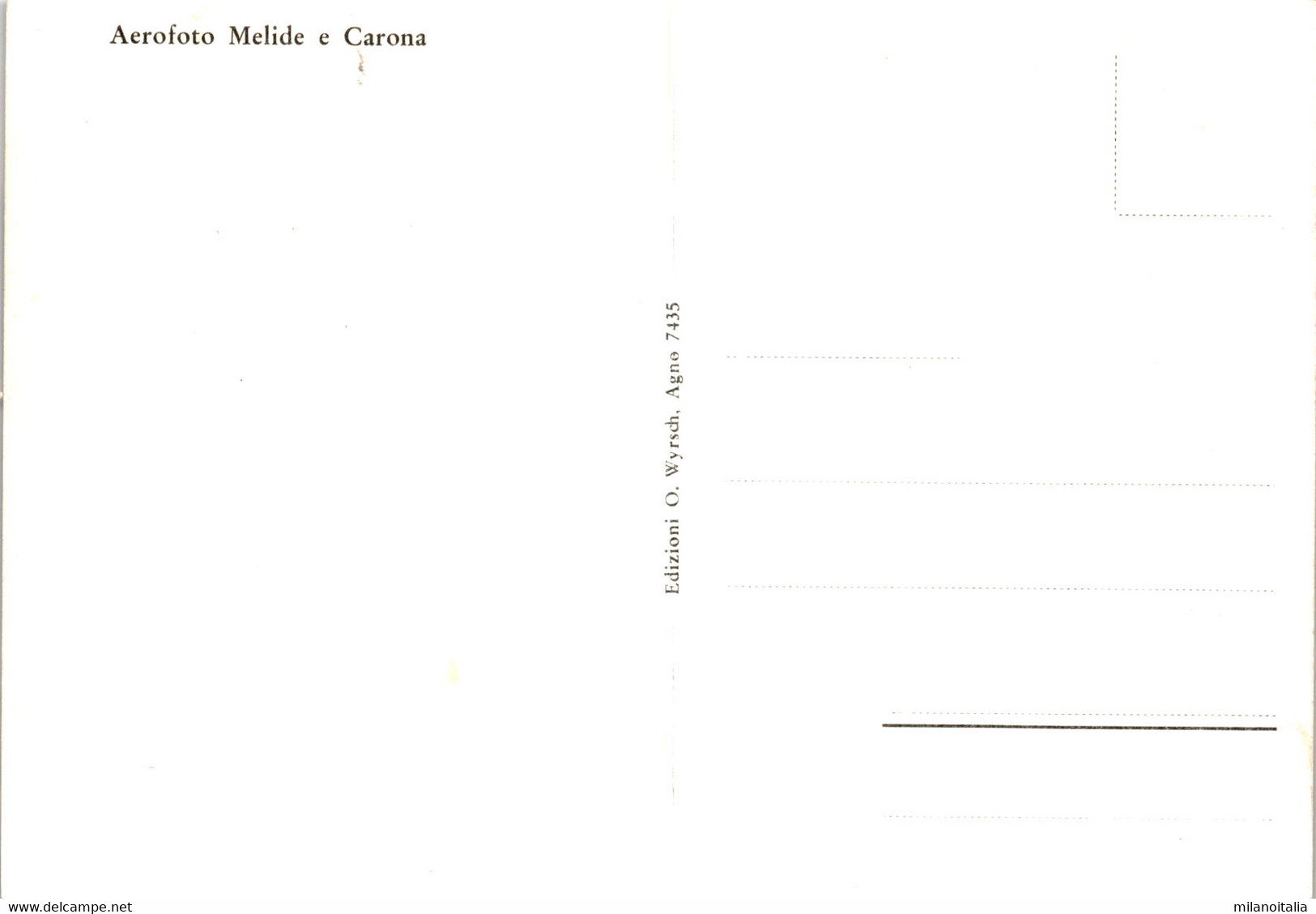 Aerofoto Melide E Carona (7435) - Carona 