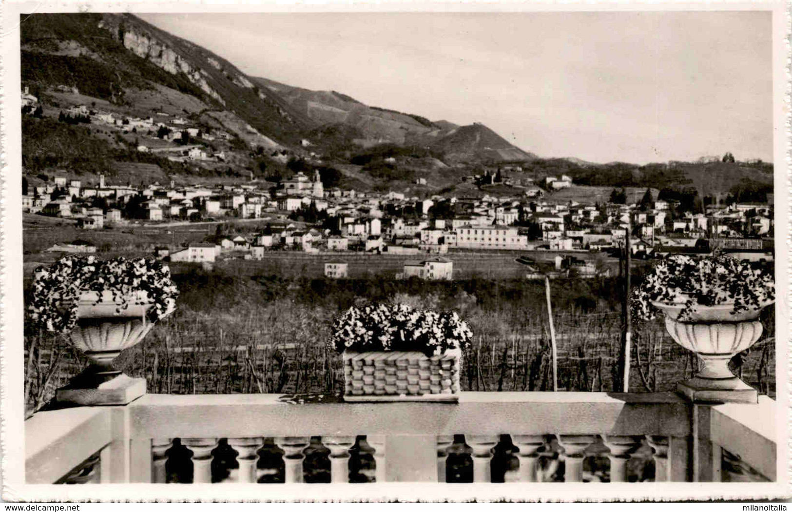 Mendrisio - Panorama (2757) * Karte Von 1939 * 26. 6. 1945 - Mendrisio