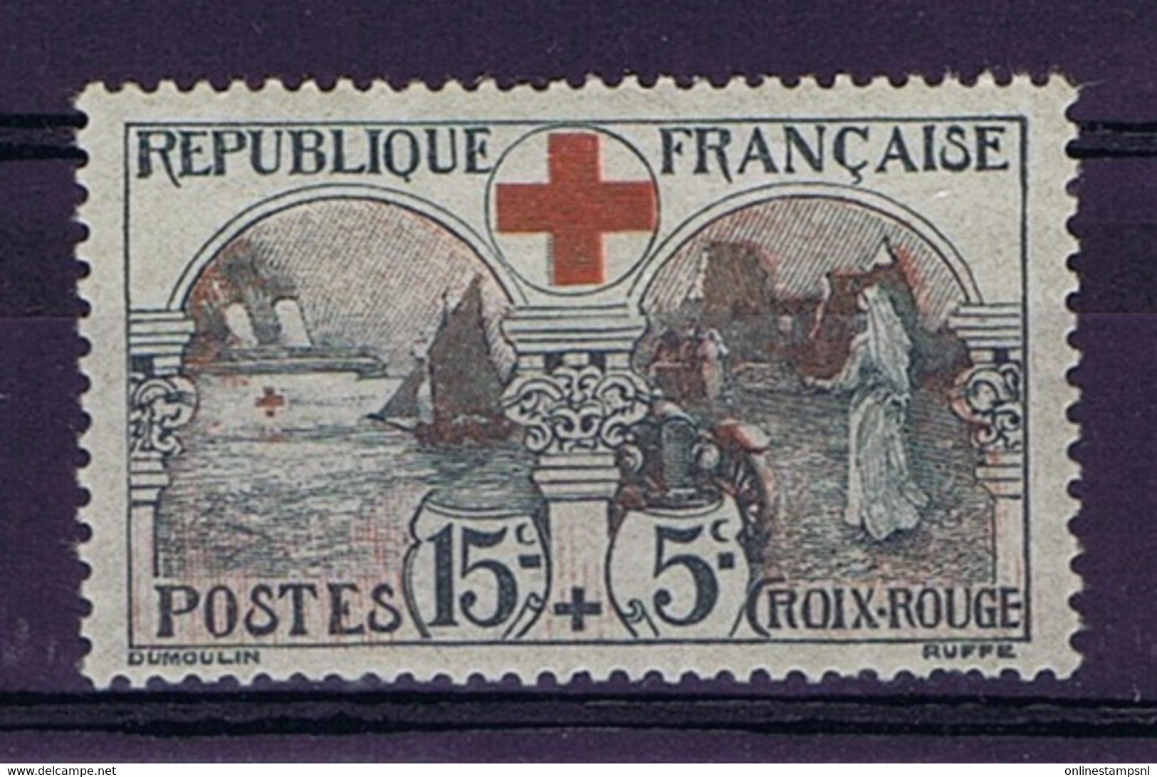 France: Yv  156 MNH/** Sans Charniere. Postfrisch 1918 - Neufs