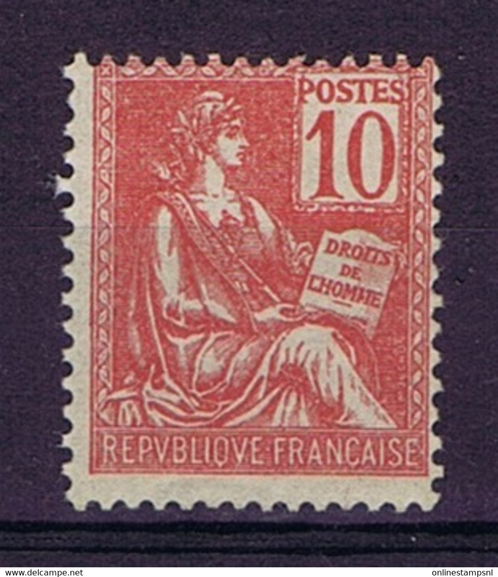 France Yv 112 MNH/** Sans Charniere. Postfrisch Mouchon - 1900-02 Mouchon