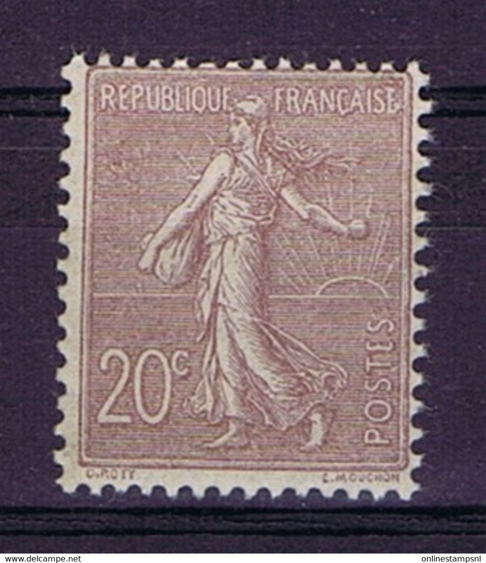 France Yv 131 MNH/** Sans Charniere. Postfrisch - 1903-60 Säerin, Untergrund Schraffiert