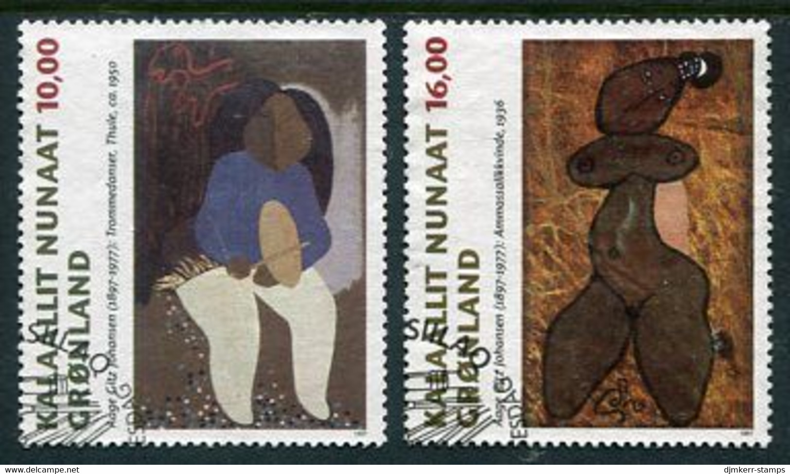 GREENLAND 1997 Gitz-Johansen Centenary  Used.  Michel 310-11 - Gebruikt