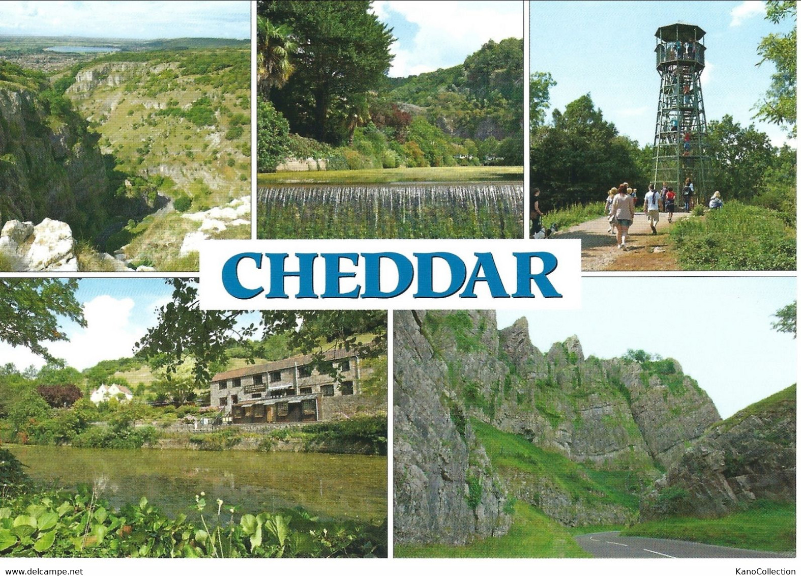 Cheddar, Somerset, Multi-Vue, Nicht Gelaufen - Cheddar