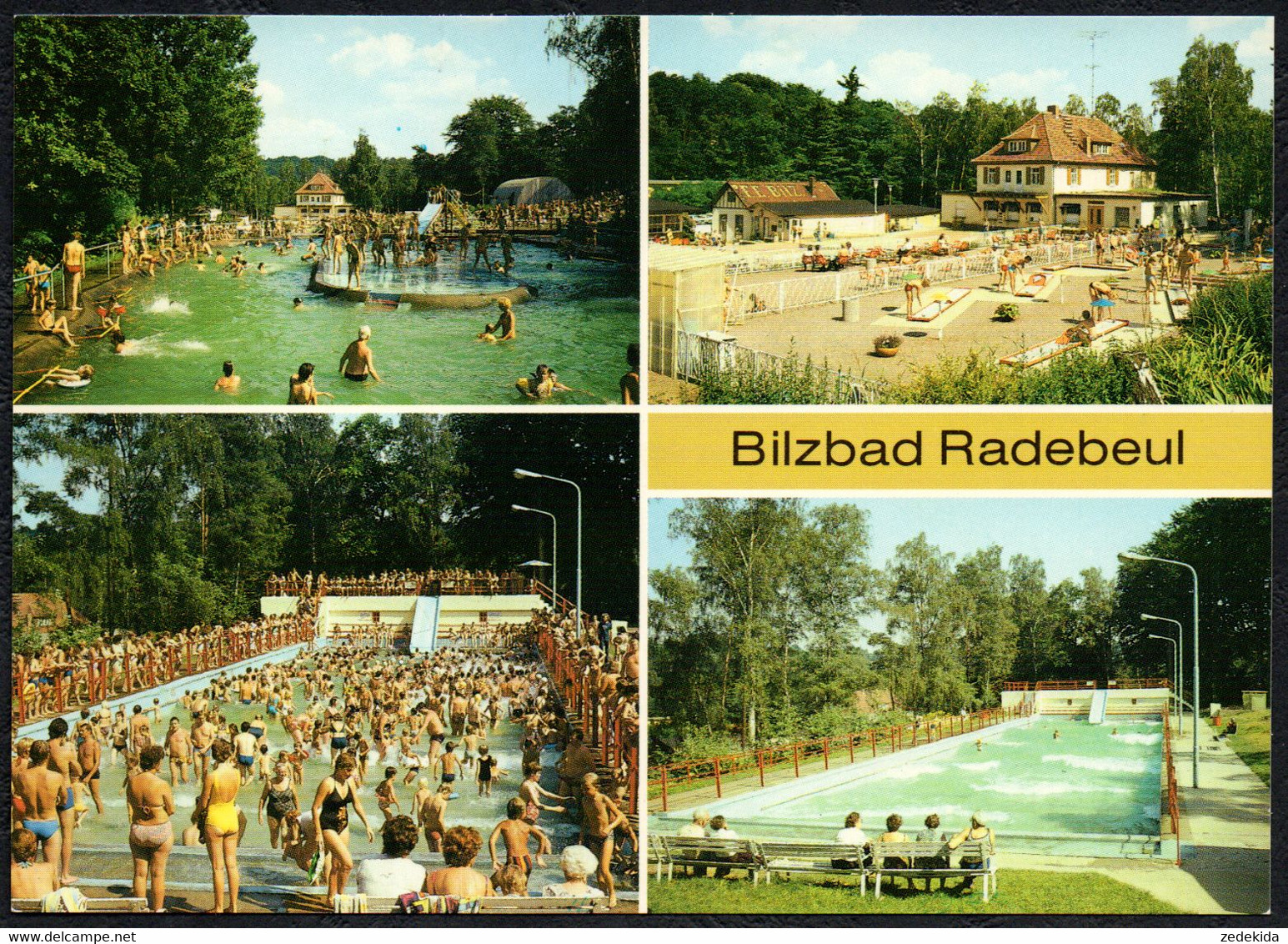 F1962 - TOP Radebeul Bilzbad Freibad - Bild Und Heimat Reichenbach - Radebeul