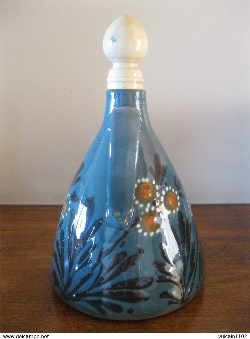 RARE BOUTEILLE CARAFE EAU DE VIE "QUETSCH" SOUFFLENHEIM ELCHINGER NUMEROTE - Soufflenheim (FRA)