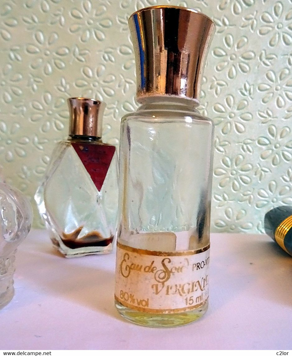 Lot De 6 Flacons De Parfum Anciens Et Semi-anciens VIDES/EMPTY (MnSB3) - Frascos (vacíos)