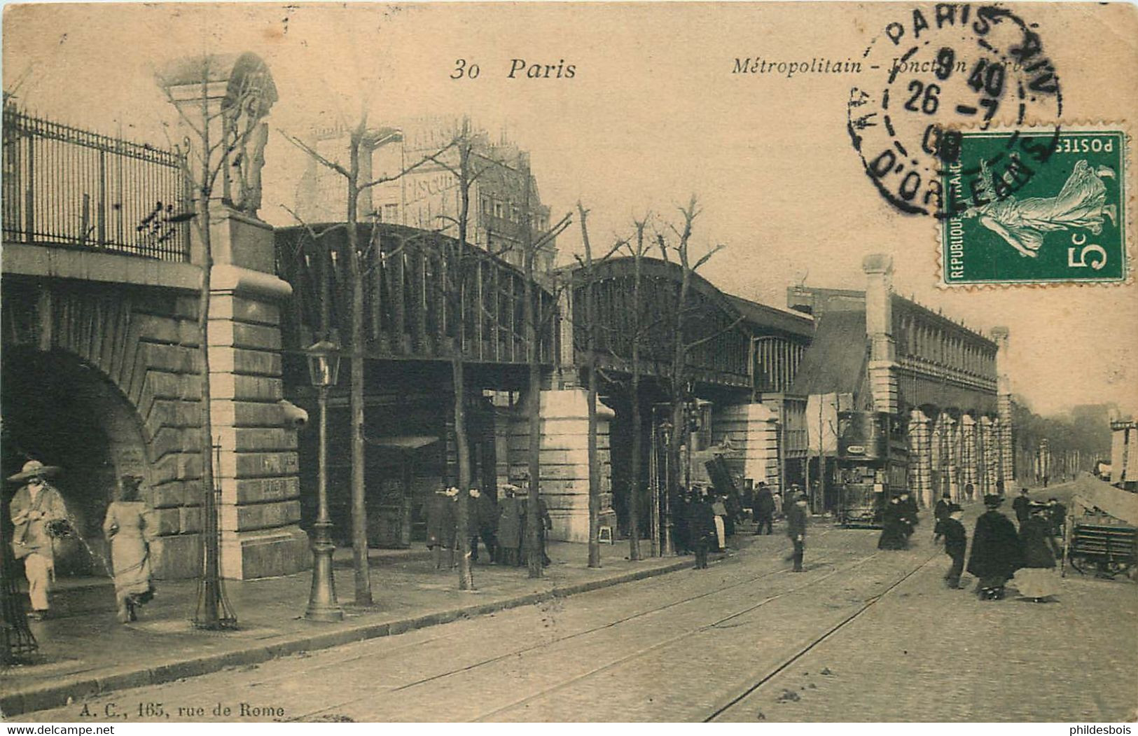 PARIS  METROPOLITAIN  Jonction Barbes - Transport Urbain En Surface