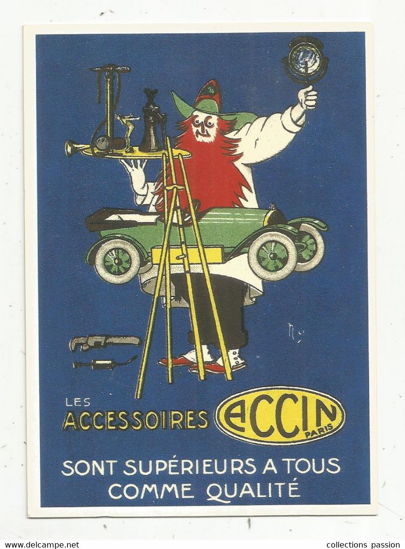 Cp , Accessoires Automobiles , ACCIN , Par Mich , Vierge - Autres & Non Classés