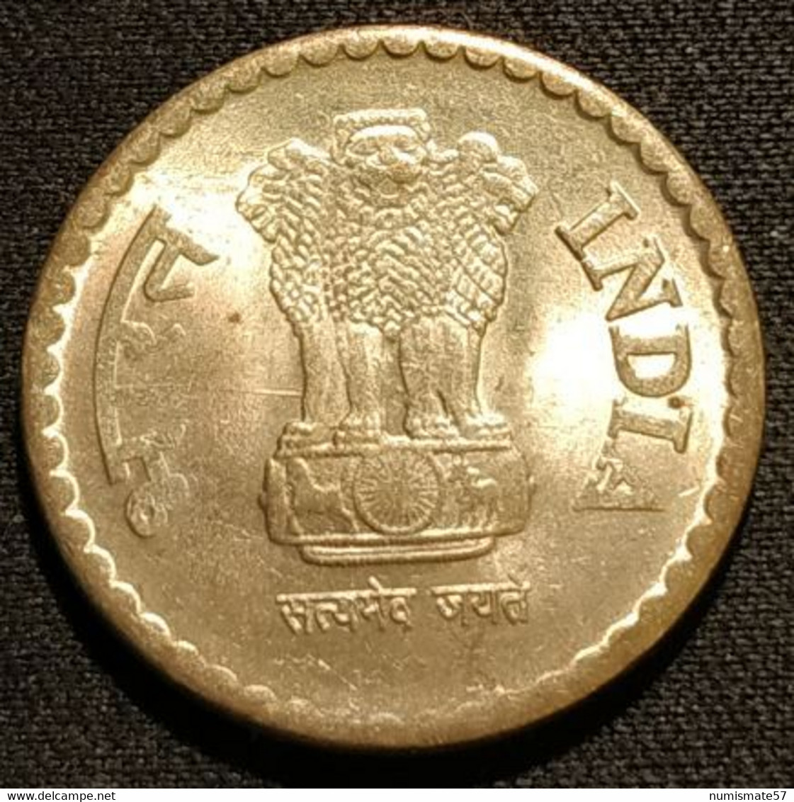 INDE - INDIA - 5 RUPEES 2010 * - Hyderabad - KM 373 - India