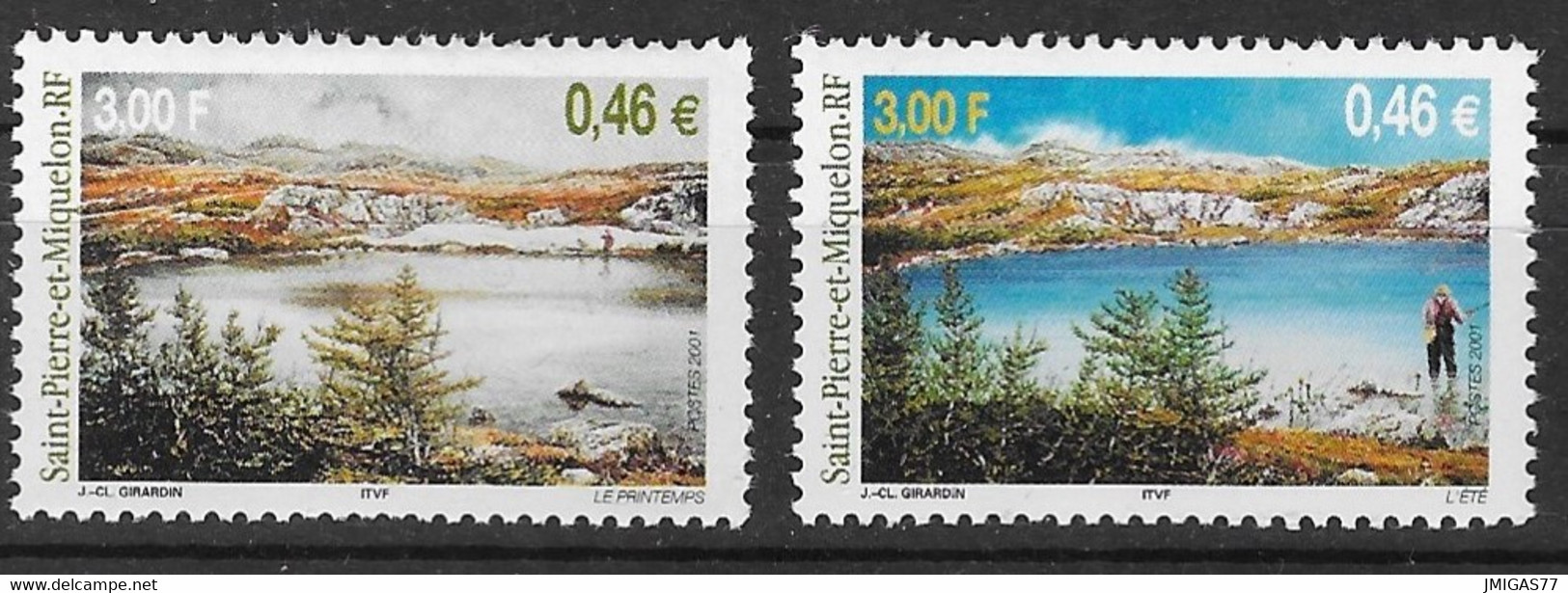 St Pierre Et Miquelon N° 754-755 - Unused Stamps