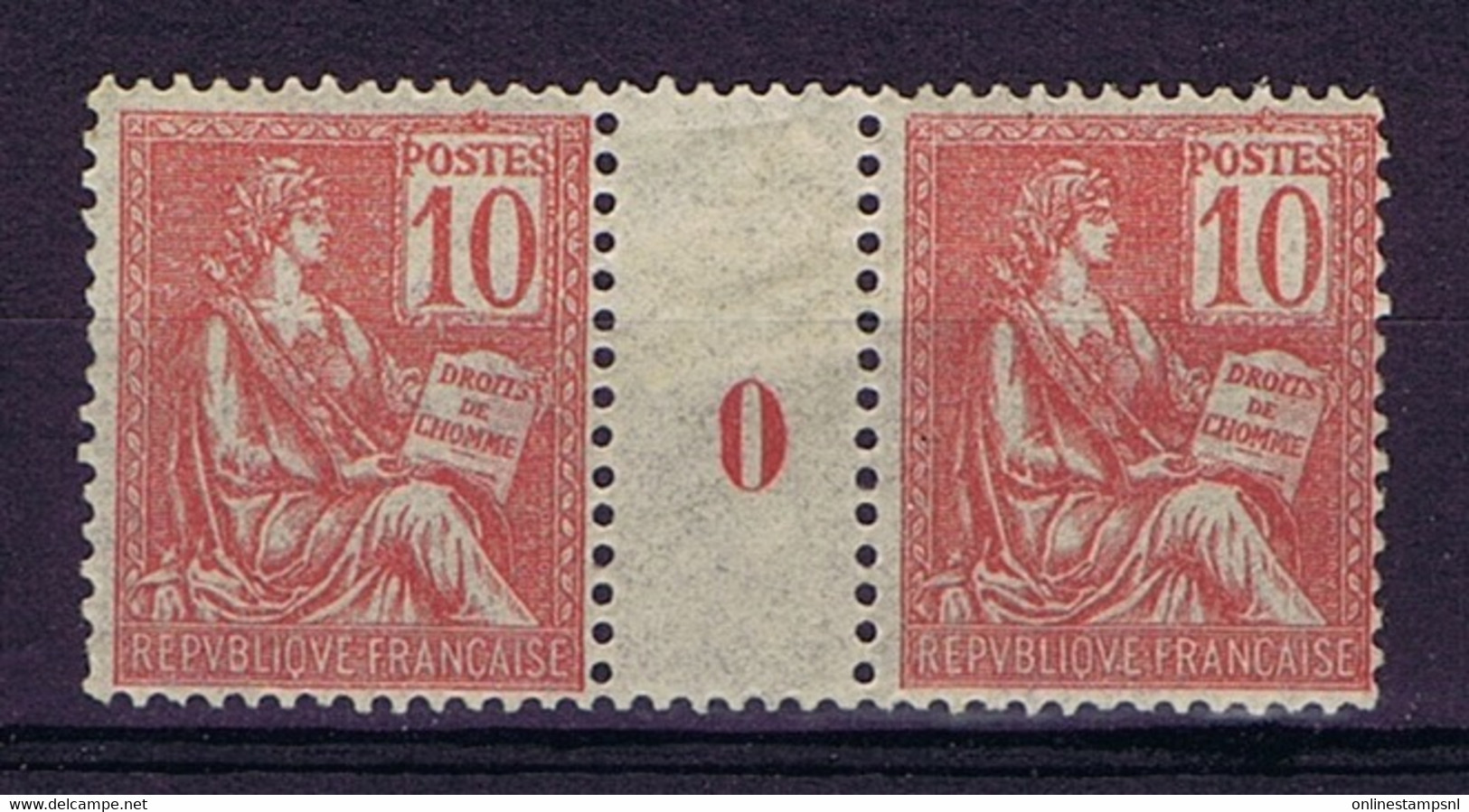 France : Yv Nr 112  MH/*, Mit Falz, Avec Charnière - Millesimes