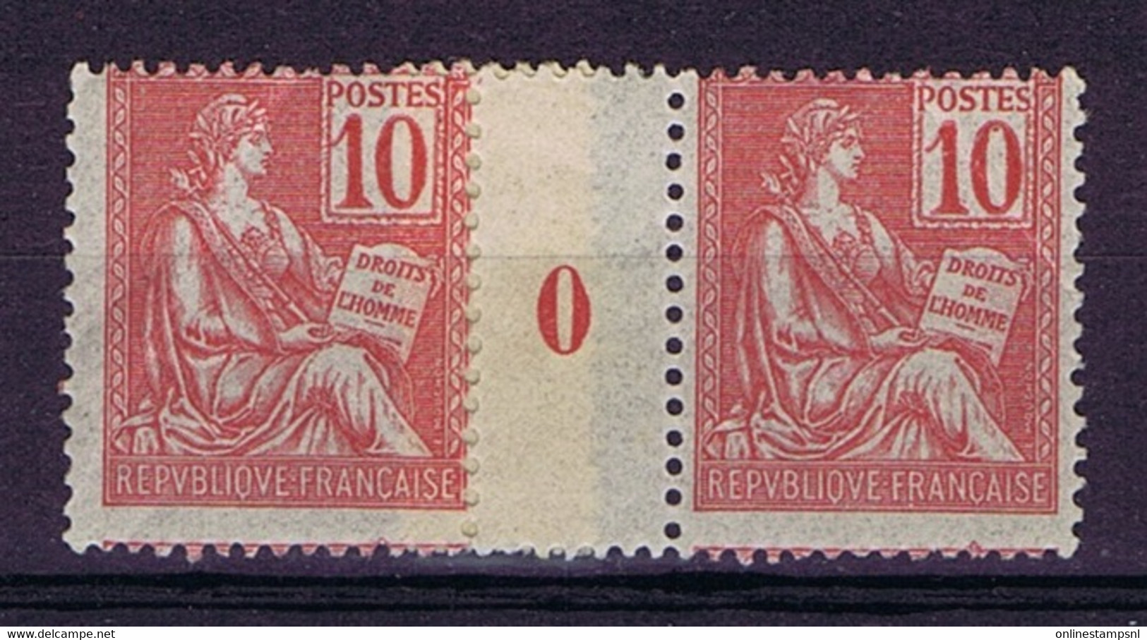 France : Yv Nr 112  MH/*, Mit Falz, Avec Charnière Repare - Millésimes