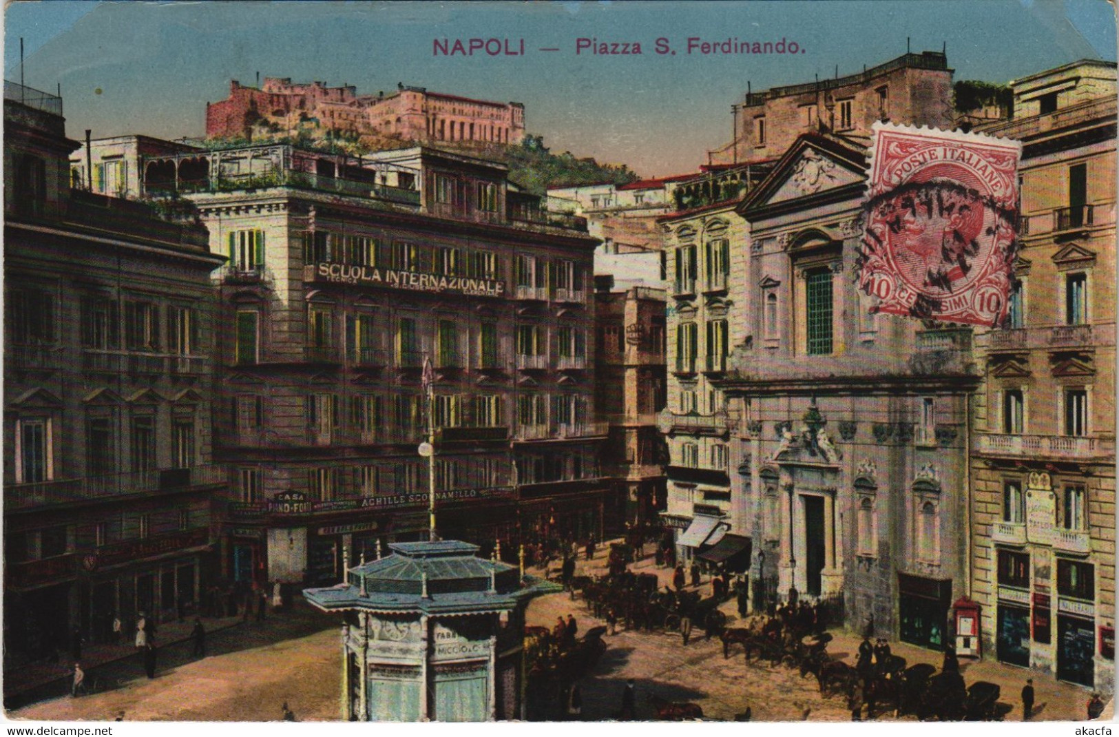 CPA AK NAPOLI Piazza S.Ferdinando CAMPANIA ITALY (15397) - Marano Di Napoli