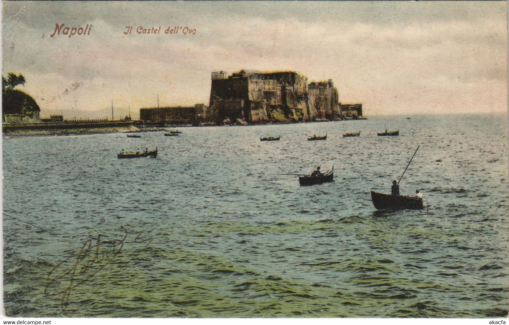 CPA AK NAPOLI Il Castel Dell"Ovo CAMPANIA ITALY (15401) - Marano Di Napoli