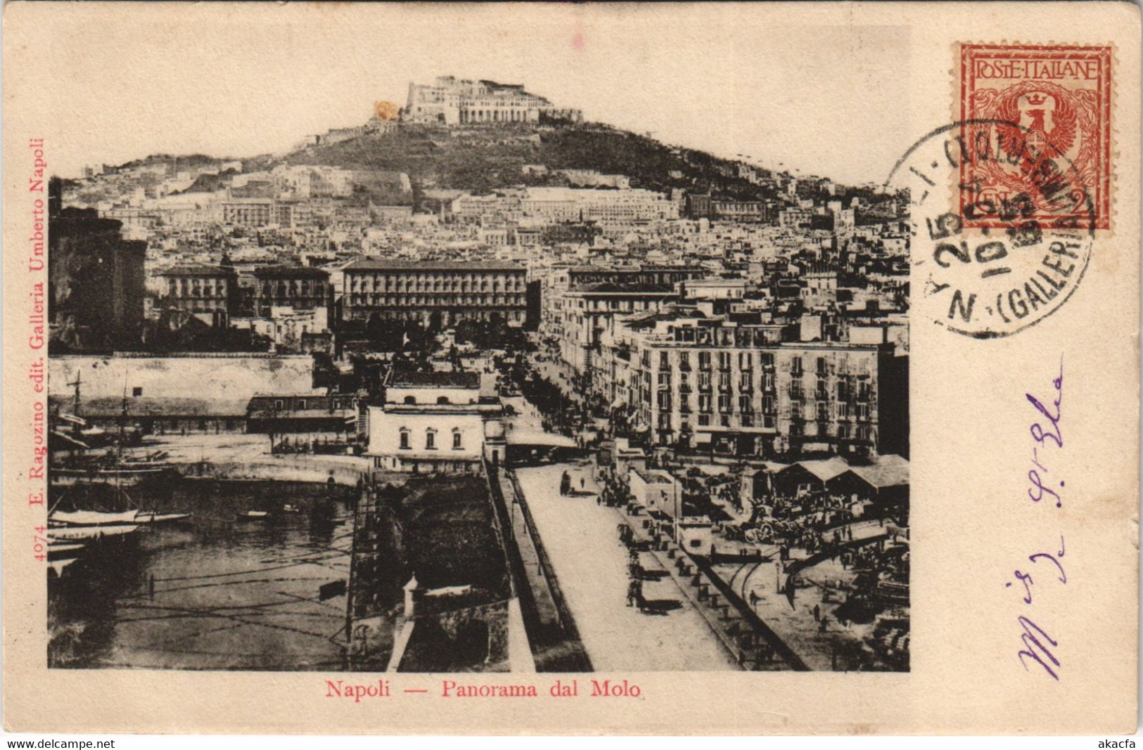 CPA AK NAPOLI Panorama Dal Molo CAMPANIA ITALY (15504) - Marano Di Napoli