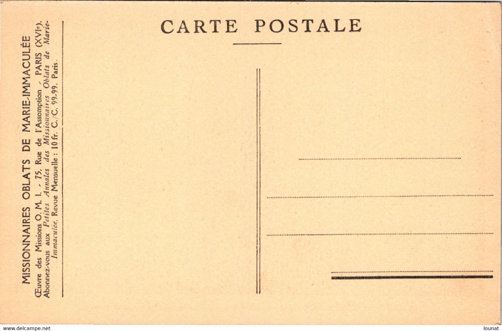 Missionnaires OBLATS  - Missions D'Extrême Nord Canadien - Série VI Les Sauvagesses En Canot D'écorce - Otros & Sin Clasificación