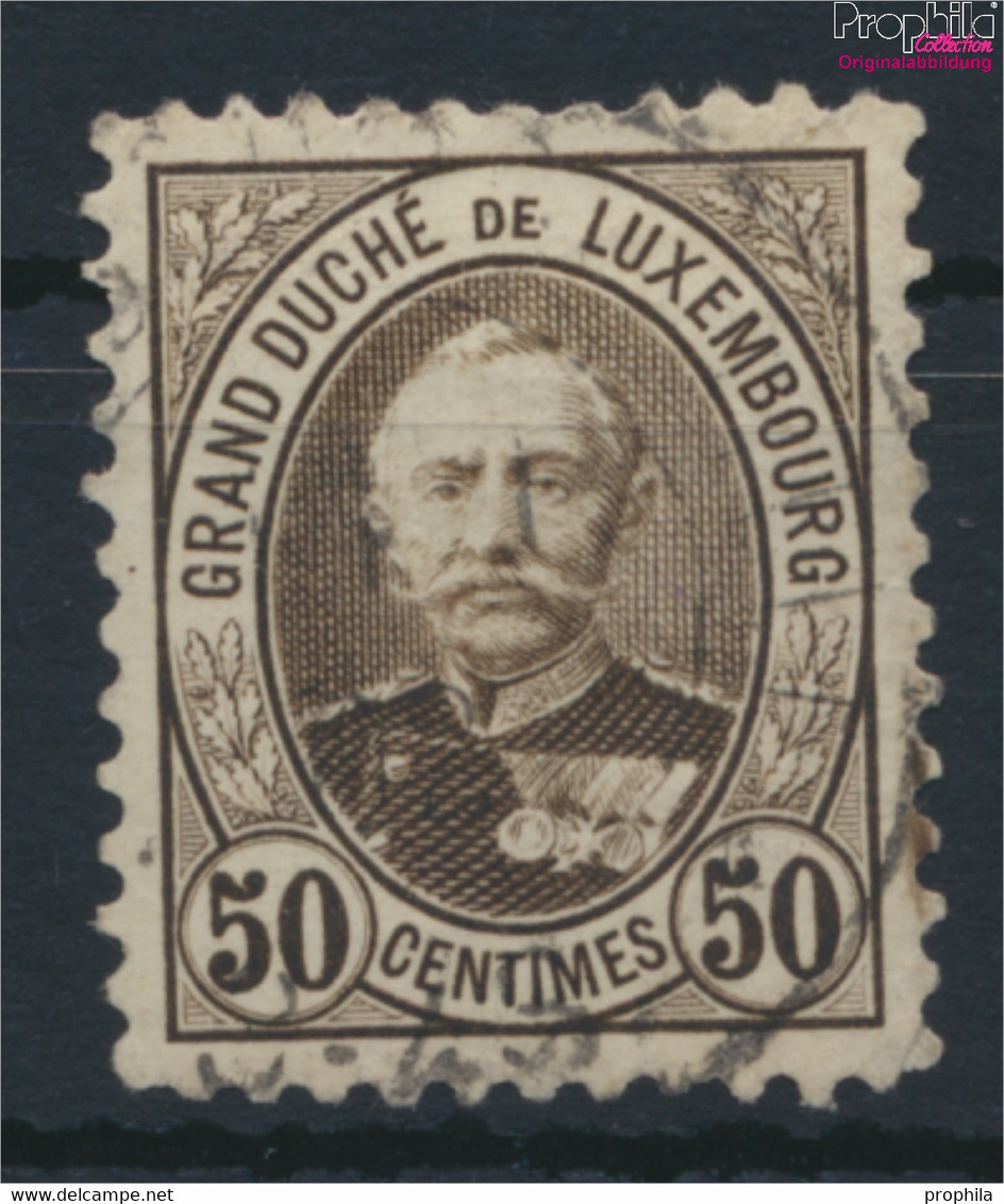 Luxemburg 63D Gestempelt 1891 Adolf (9613439 - 1891 Adolphe De Face