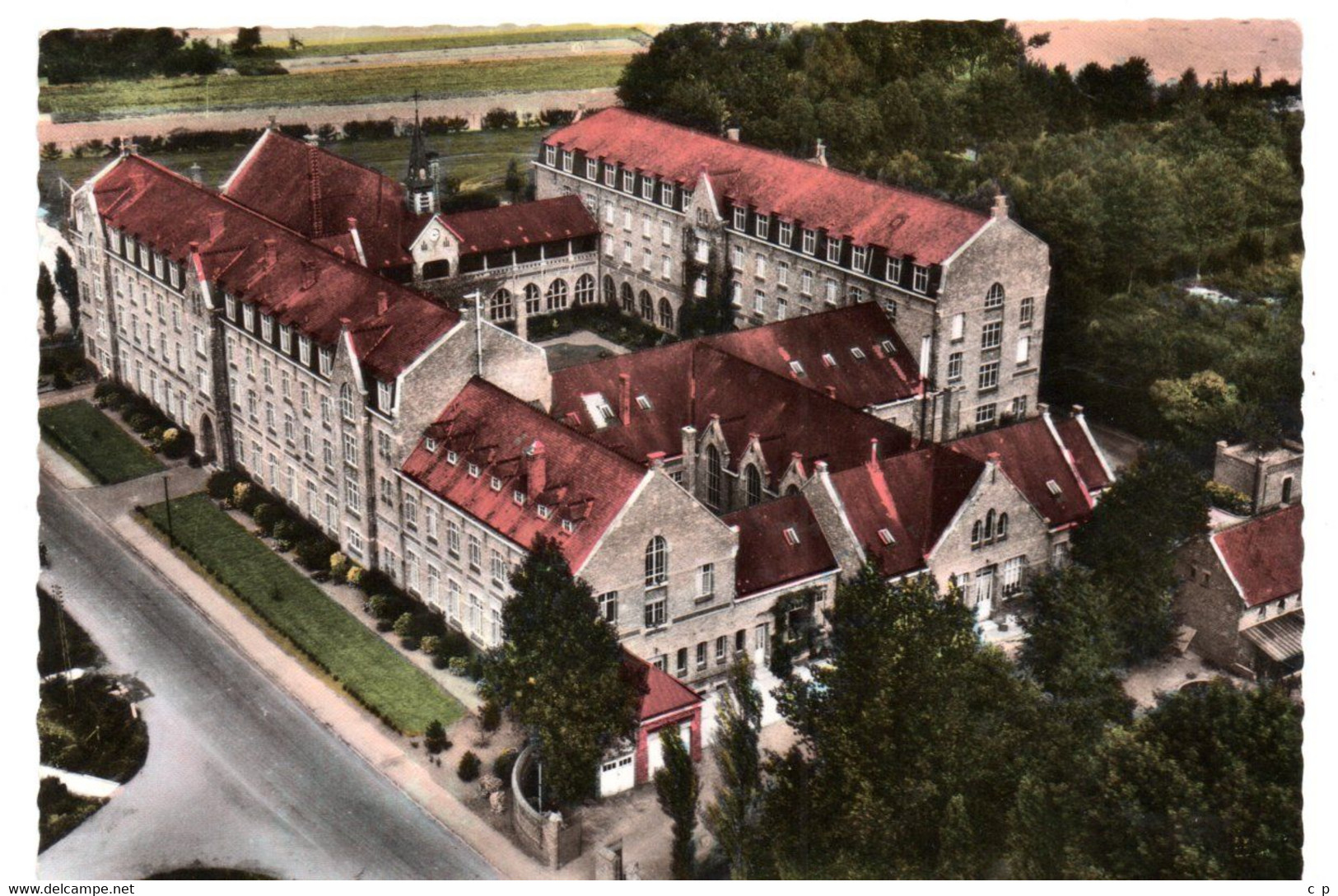 Merville - Vue Aerienne - Maison Diocesienne D'Accueil -  CPSM°bt - Merville