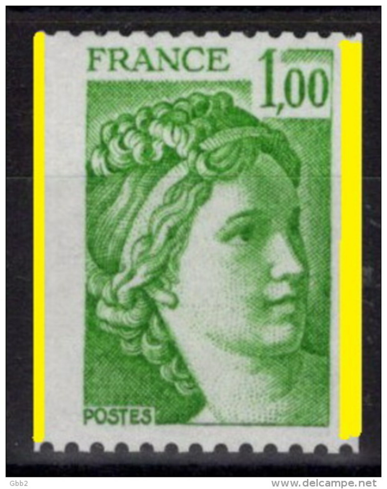 FRANCE - YT N° 1981Ab Sabine De GANDON Provenant De Roulettes Avec 2 BANDES DE PHOSPHORE. SEULE PROPOSITION Sur DELCAMPE - Nuovi