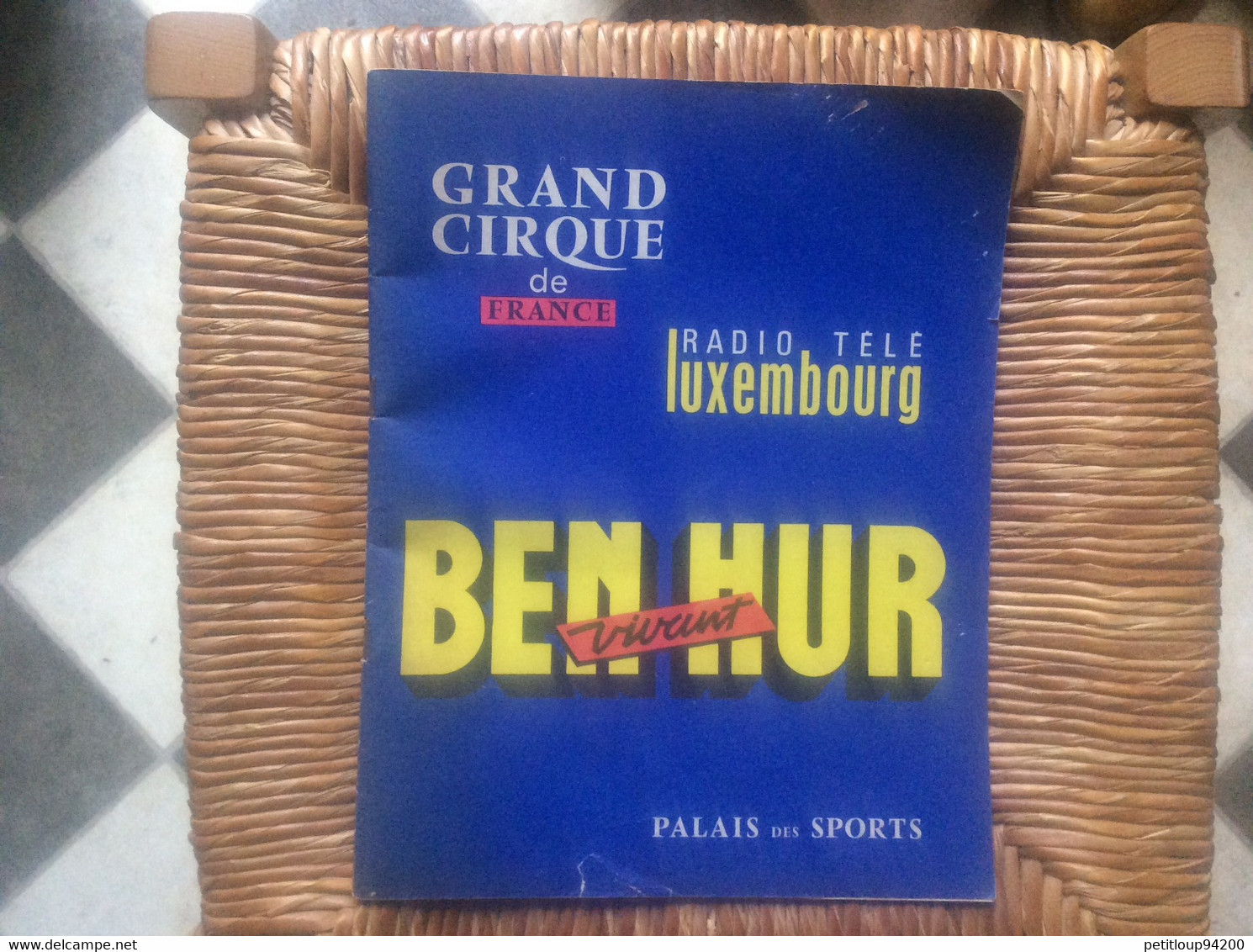 PROGRAMME CIRQUE BEN HUR Radio Télé Luxembourg Radio Monte-Carlo BANANIA PERRIER PEUGEOT 404 BYRRH CINZANO BERGER DOP... - Programas