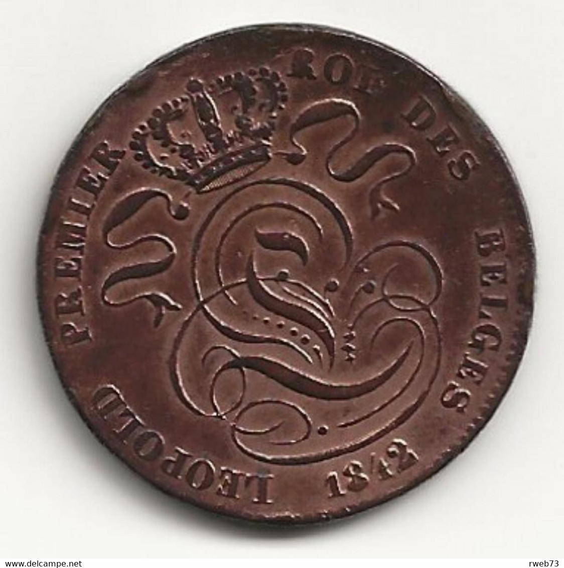 BELGIQUE - 5 Centimes - 1842 - TB/TTB - 5 Centimes