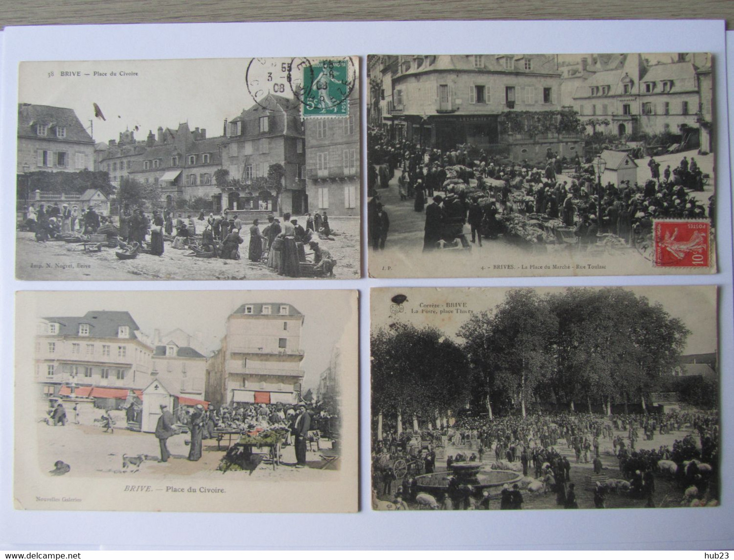 BRIVE, Foires Et Marchés, Lot 4 CP - Brive La Gaillarde