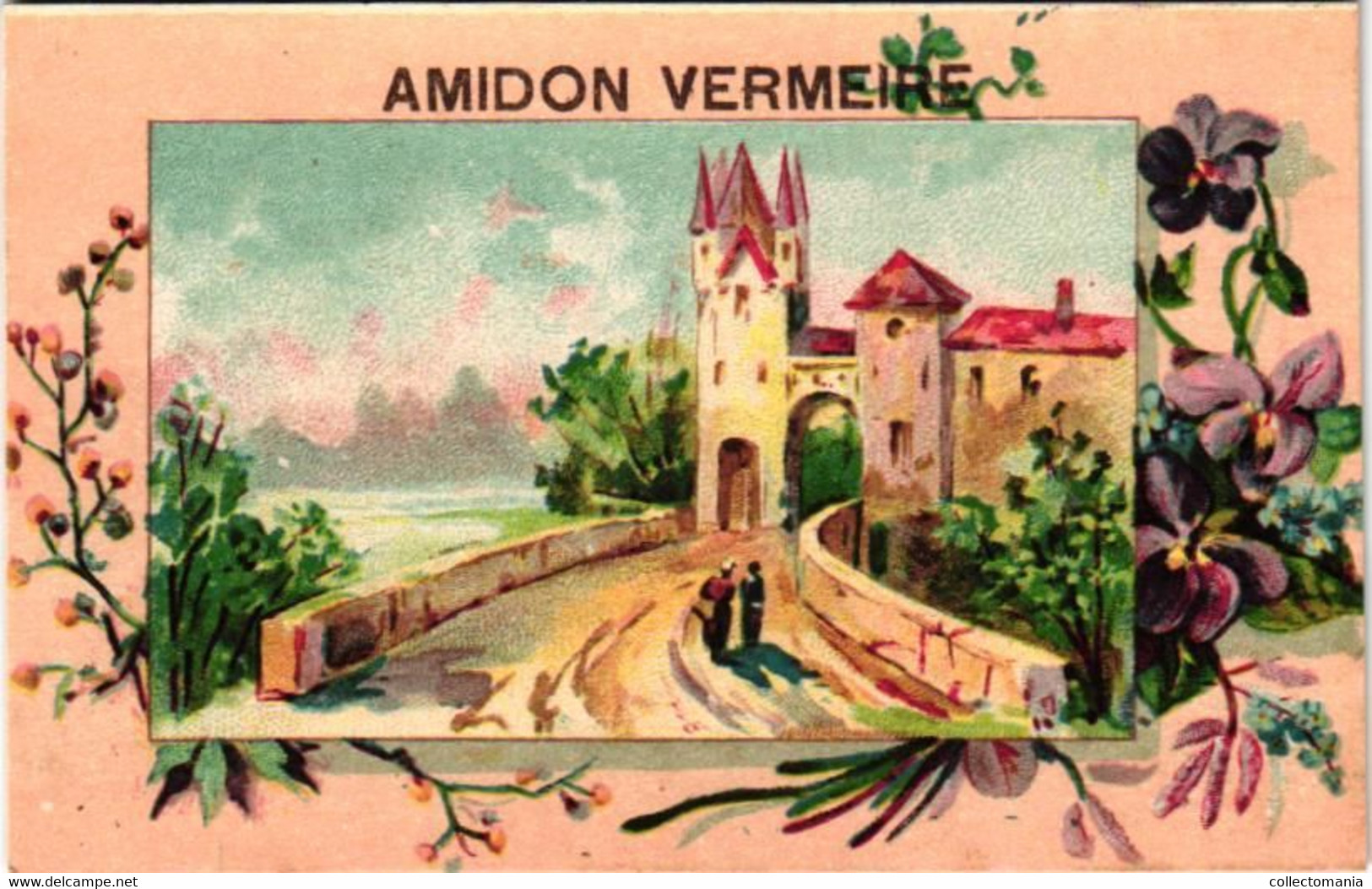 6  Cards   AMIDON  De Riz Vermeire Hamme - Sur- Durme Marque Négresse Ch.Vermeire - Vangeeteruyen LITHO - Collections, Lots & Séries