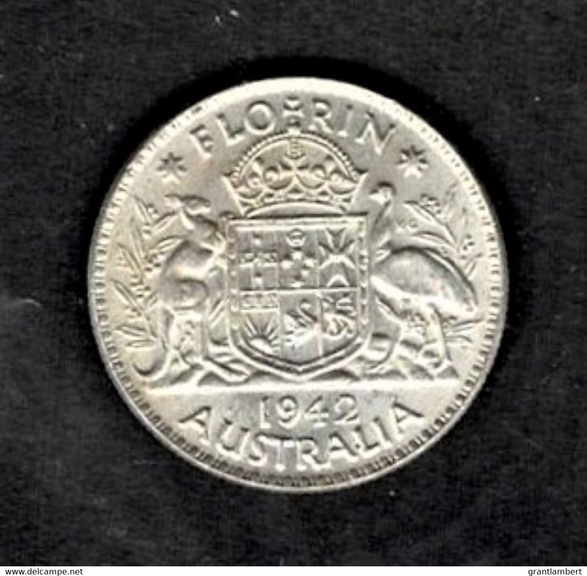 Australia 1942 Florin, Two Shillings UNC - Florin