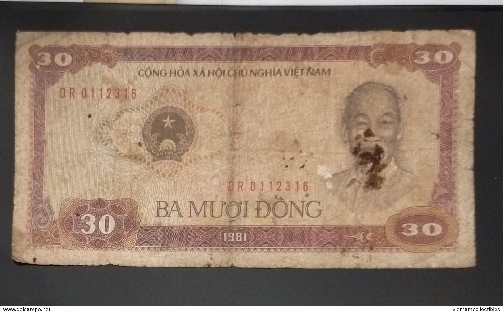 Viet Nam Vietnam 30 Dong Good Banknote Note 1981 - Pick # 87a / 02 Photo - Vietnam