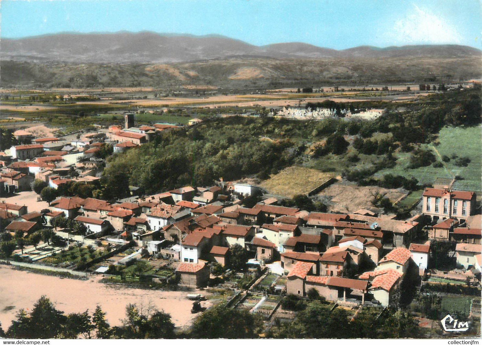 CPSM FRANCE 38 "Chatonnay, Vue Générale Aérienne" - Châtonnay