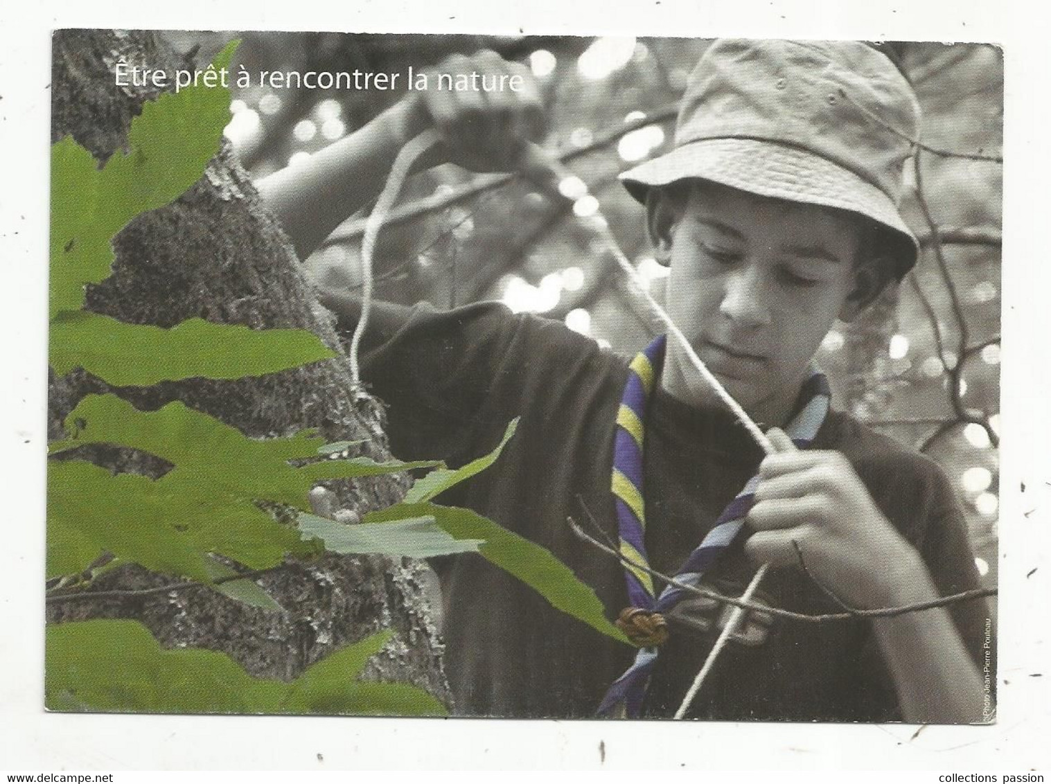 Cp , Scoutisme ,scouts , ëtre Prët à Rencontrer La Nature ,Scouts Guides De France , Vierge - Scouting