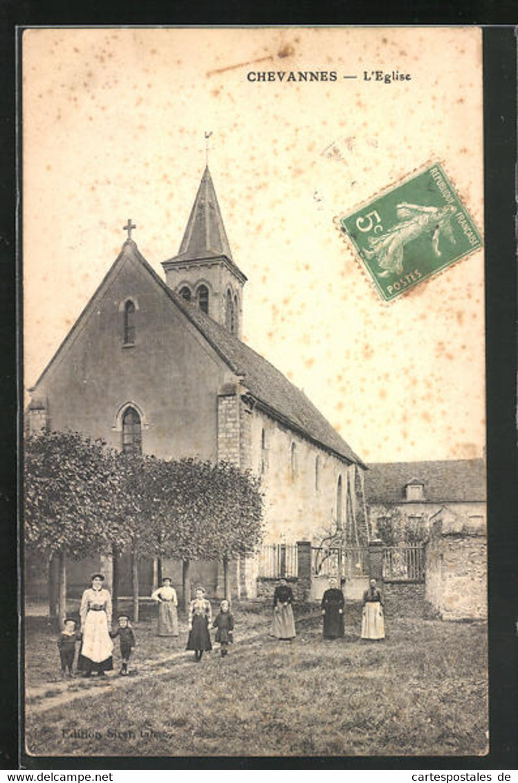 CPA Chevannes, L'Eglise - Chevannes