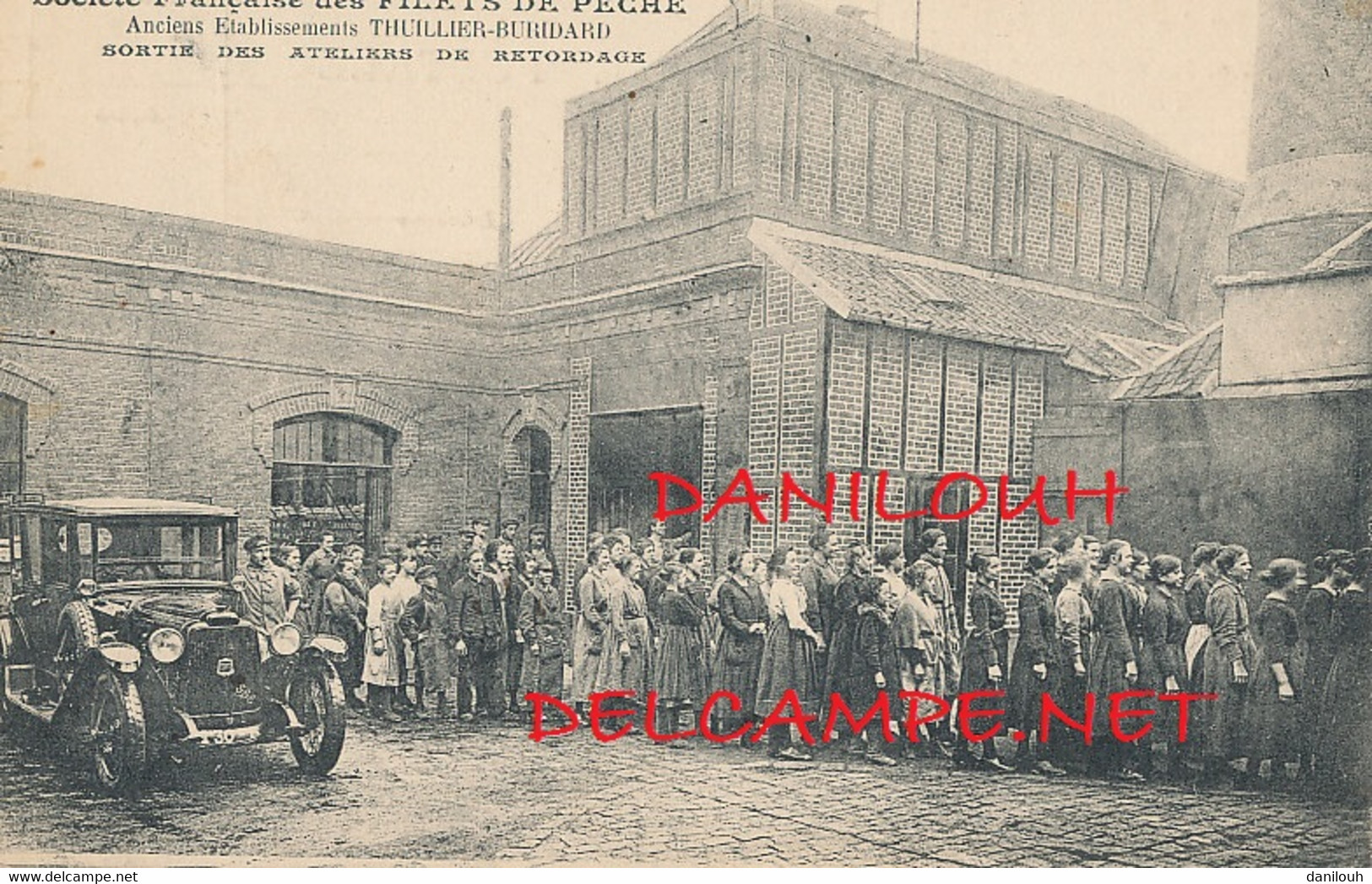 80 // VIGNACOURT, Société Francaise Des Filets De Peche, SORTIE DES OUVRIERS  ** - Vignacourt