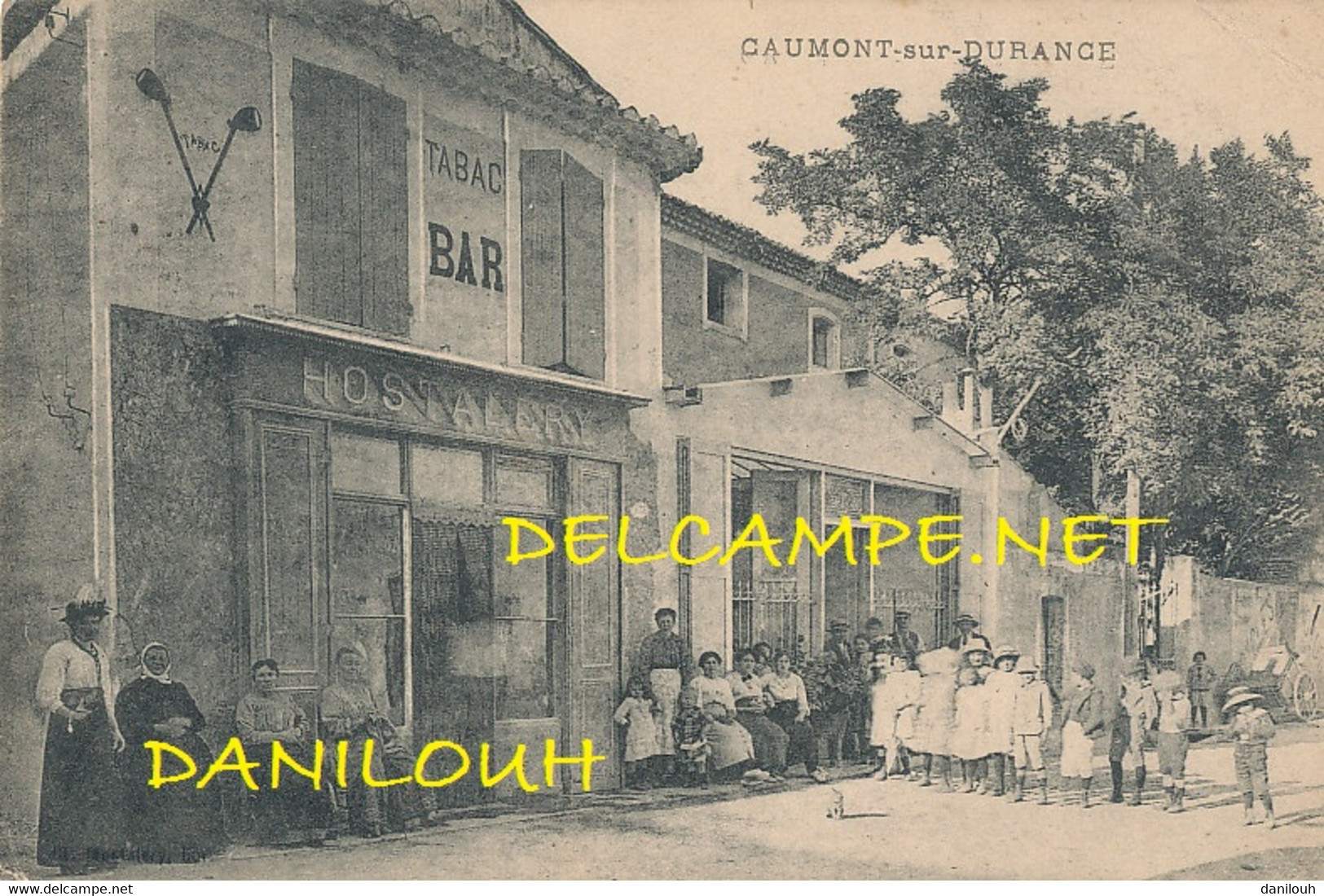 84 // CAUMONT SUR DURANCE   Bar Tabac, ANIMEE ** - Caumont Sur Durance