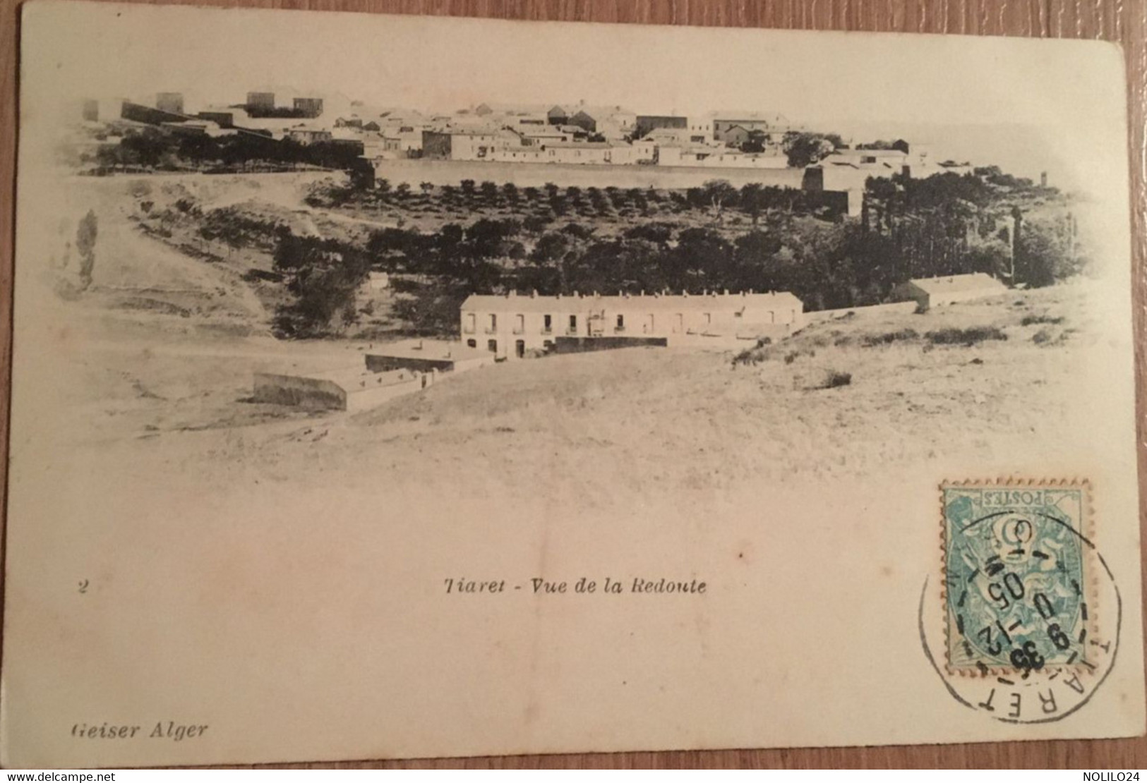 Cpa De 1905, Algérie, Tiaret, Photo Geiser, Vue De La Redoute - Tiaret