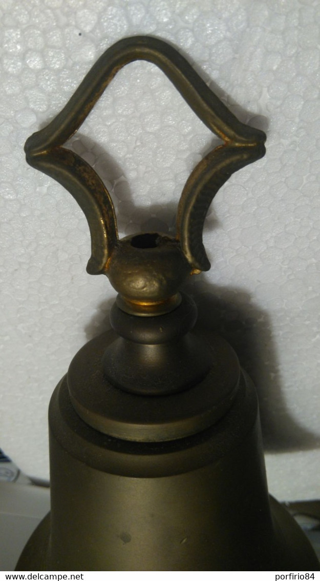 VINTAGE CAMPANA IN BRONZO DELLA PRIMA META' DEL 900 - Klokken