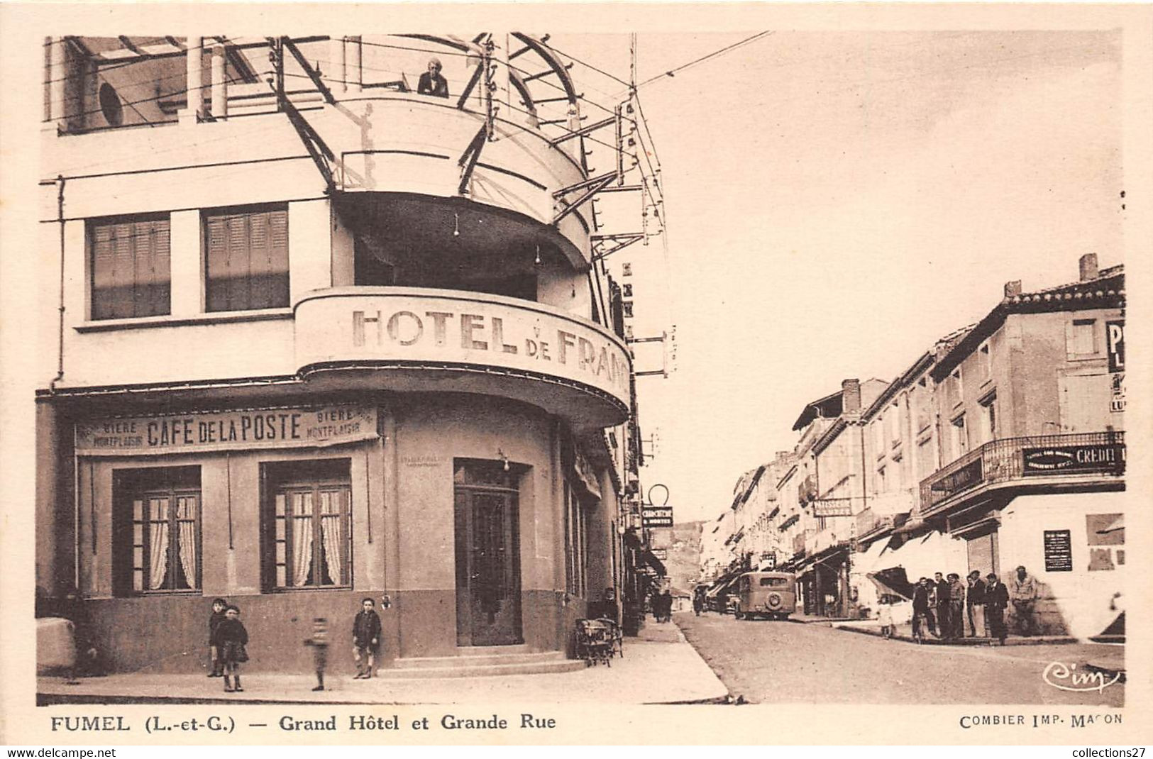 47-FUMEL- GRAND HÔTEL ET GRANDE RUE - Fumel