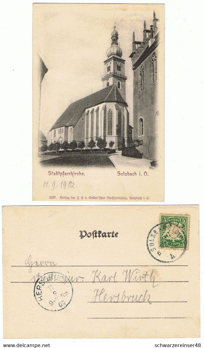 Ansichtskarte Von Sulzbach-Rosenberg, Stadtpfarrkirche - Sulzbach-Rosenberg