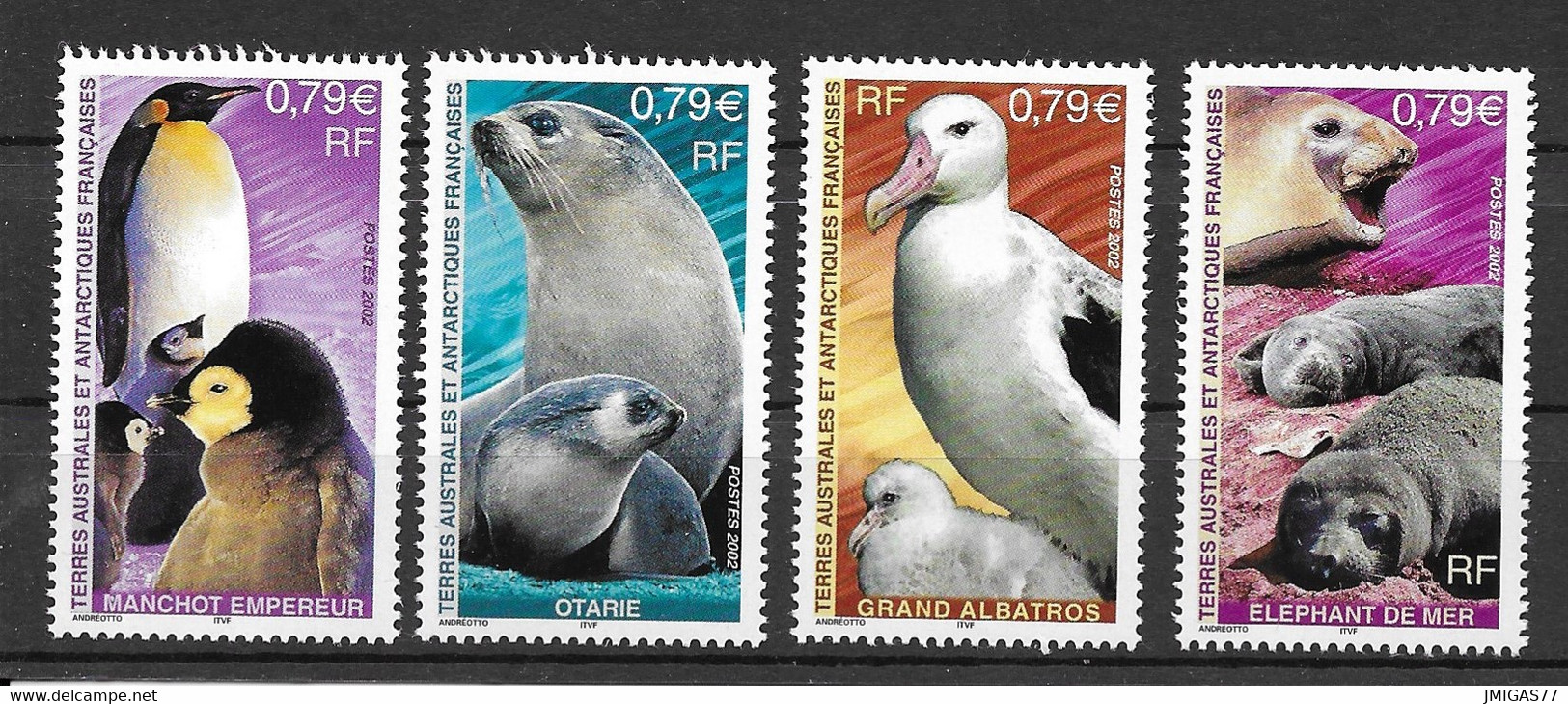 Terres Australes Et Antarctiques Françaises N° 344 à 347 Neuf ** MNH - Neufs