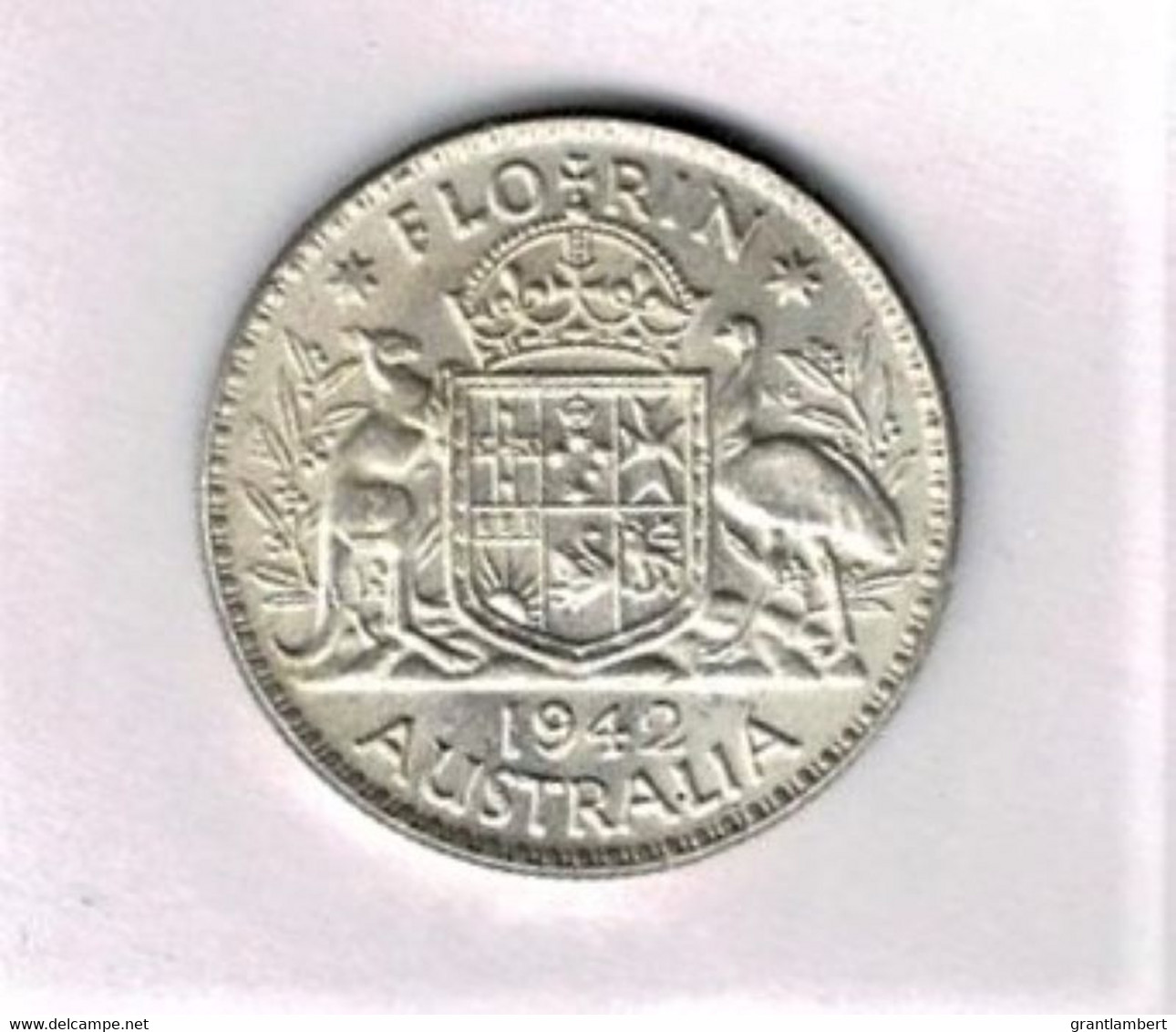 Australia 1942 Florin, Two Shillings UNC - - Florin