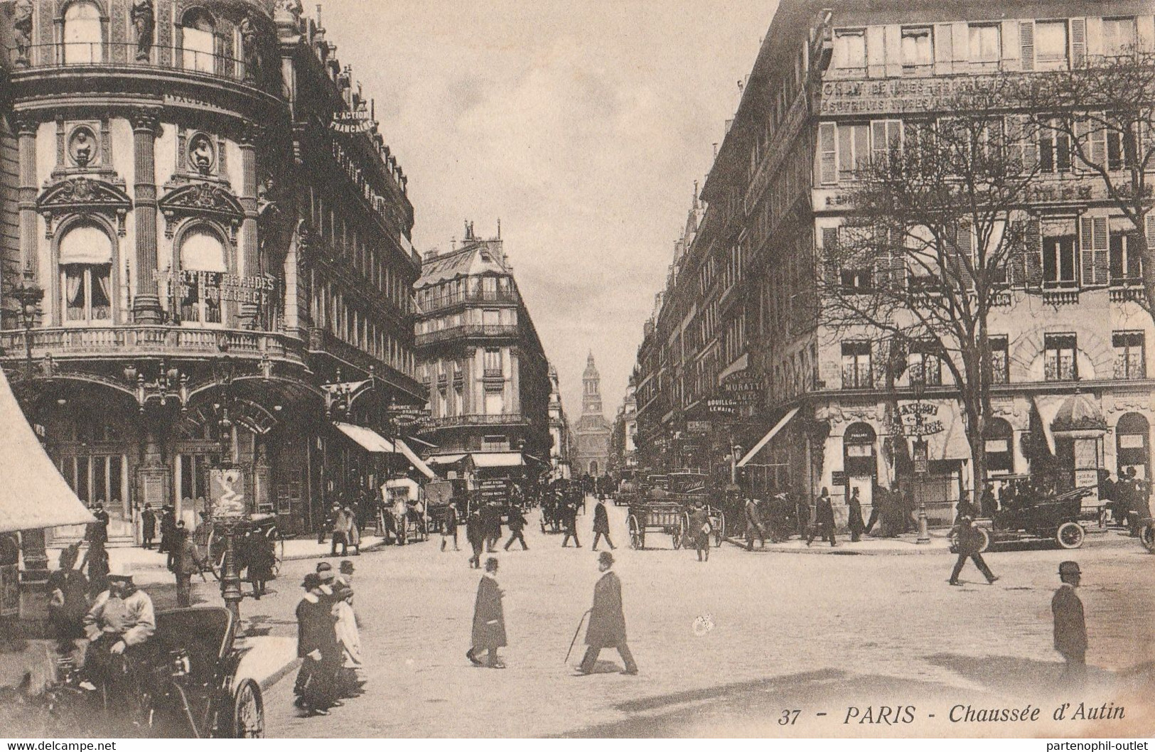 Cartolina - Postcard / Non Viaggiata - Unsent /  Parigi - Chausèe D'Autin - Squares