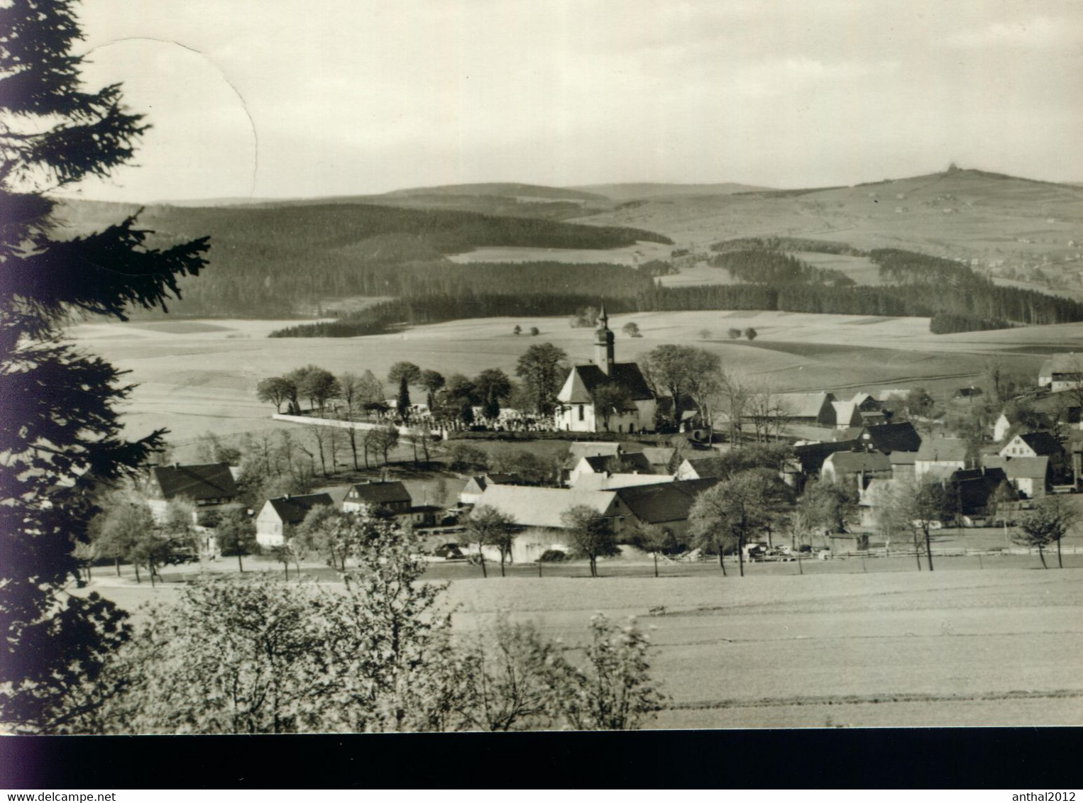 Rarität Cämmerswalde Bei Neuhausen Erzgeb. Wohnhäuser Kirche Sw 1960 - Neuhausen (Erzgeb.)